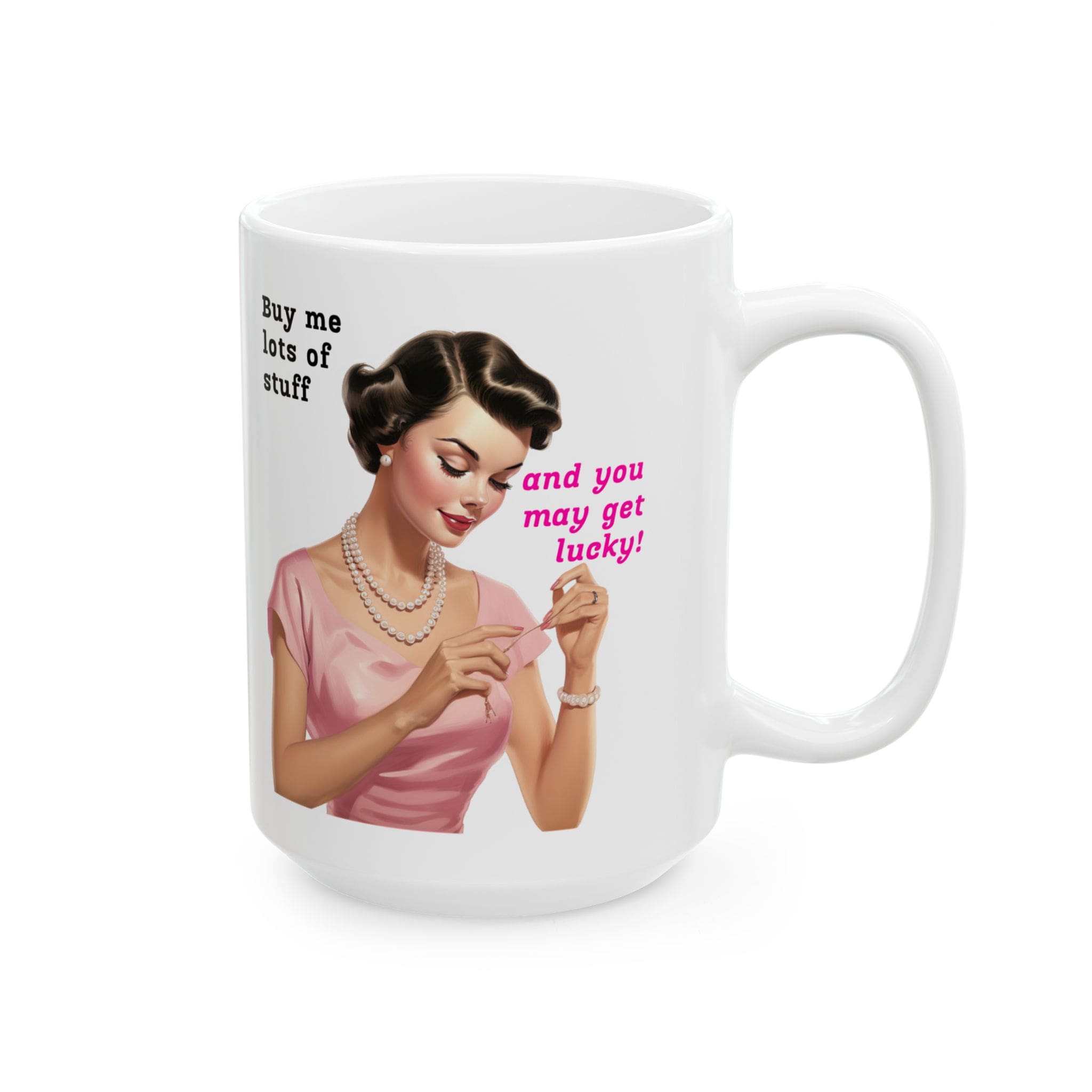 Buy Me Lots Of Stuff Mug v1 - Snark & Sanity - Image 8