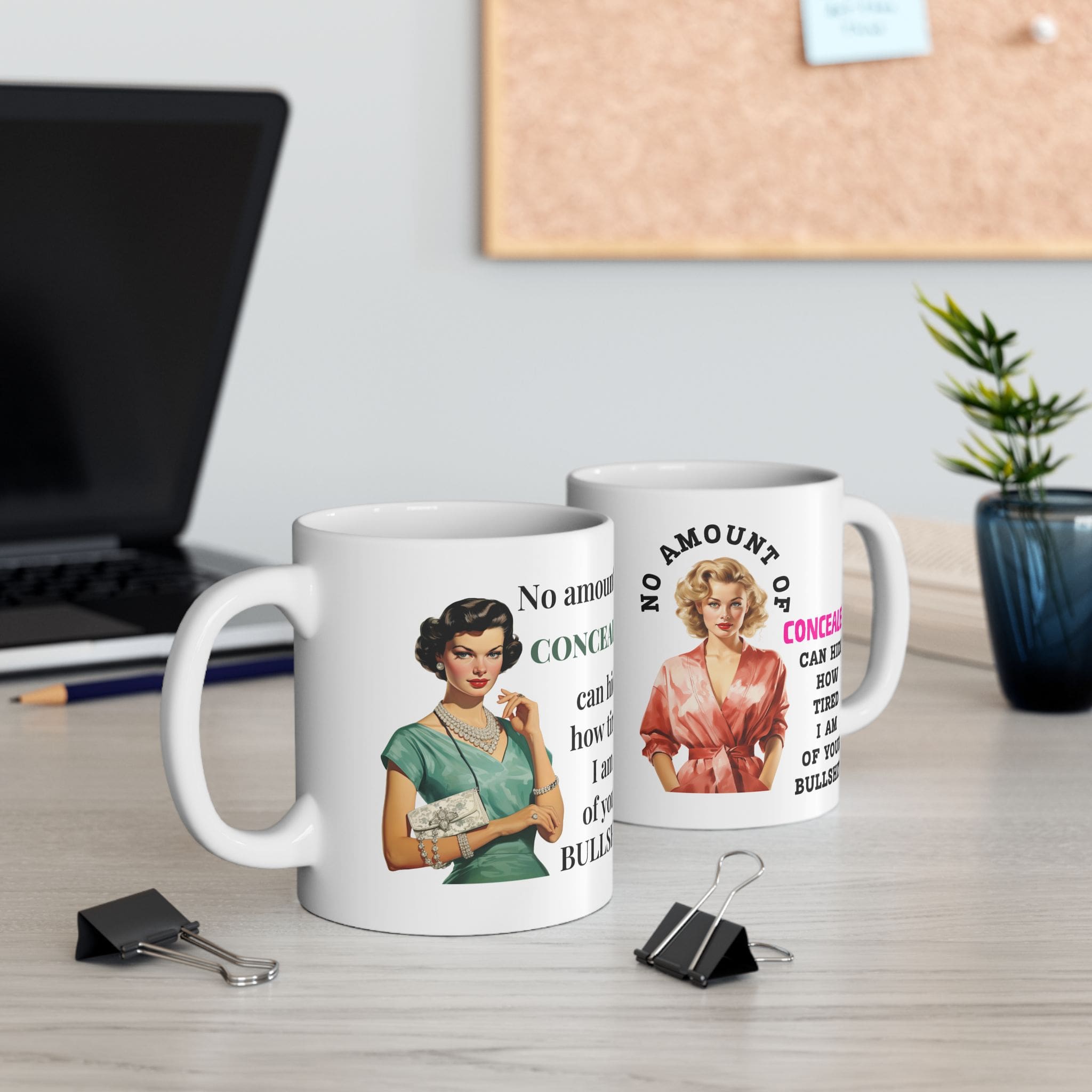 No Amount of Concealer Can Hide Mug v3 - Glamour Giggles - Image 6