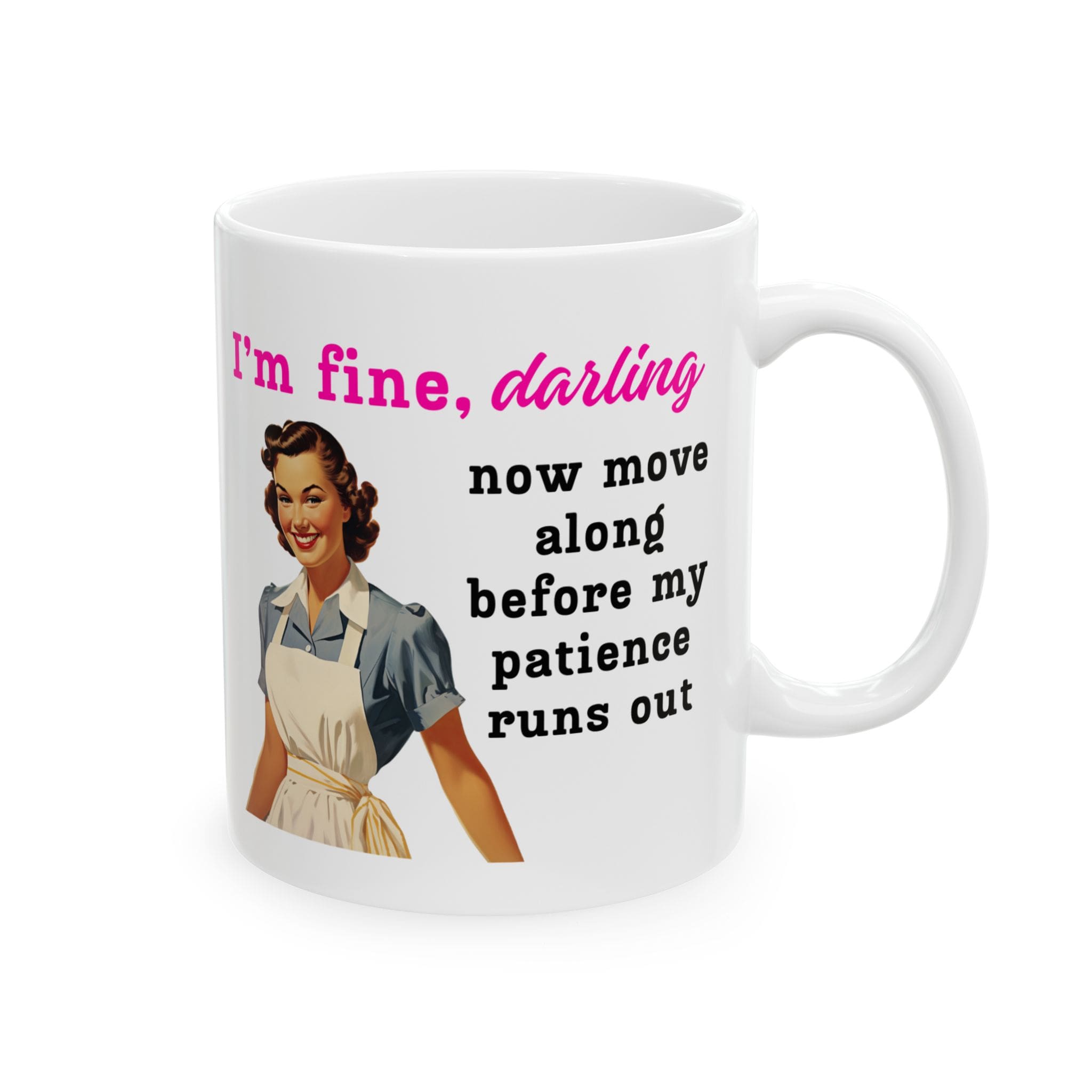 I'm Fine Darling Mug v1 - Internal Dialogue - Image 5
