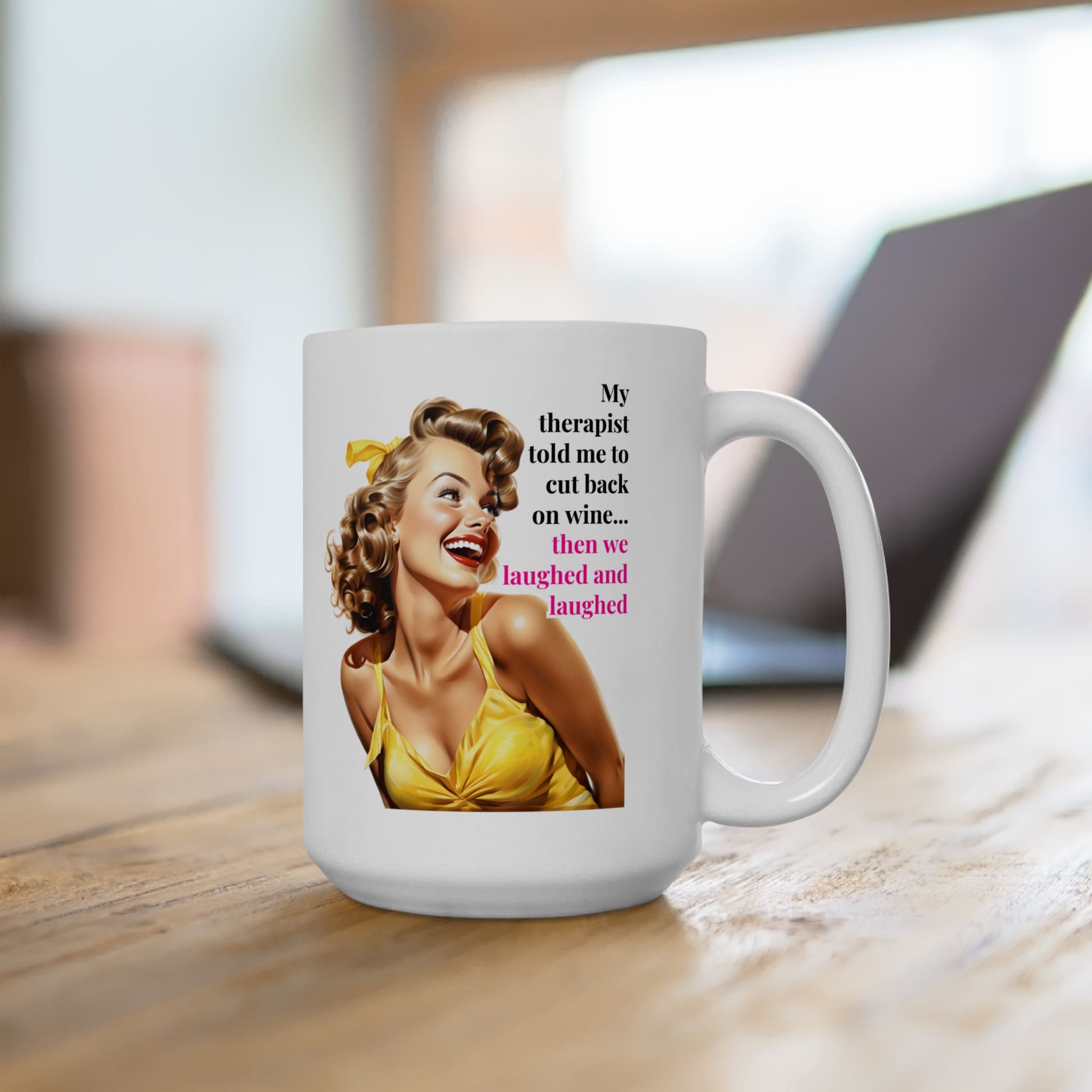 My Therapist Told Me to Cut Back on Wine Mug - Cocktail Confessions - Image 9