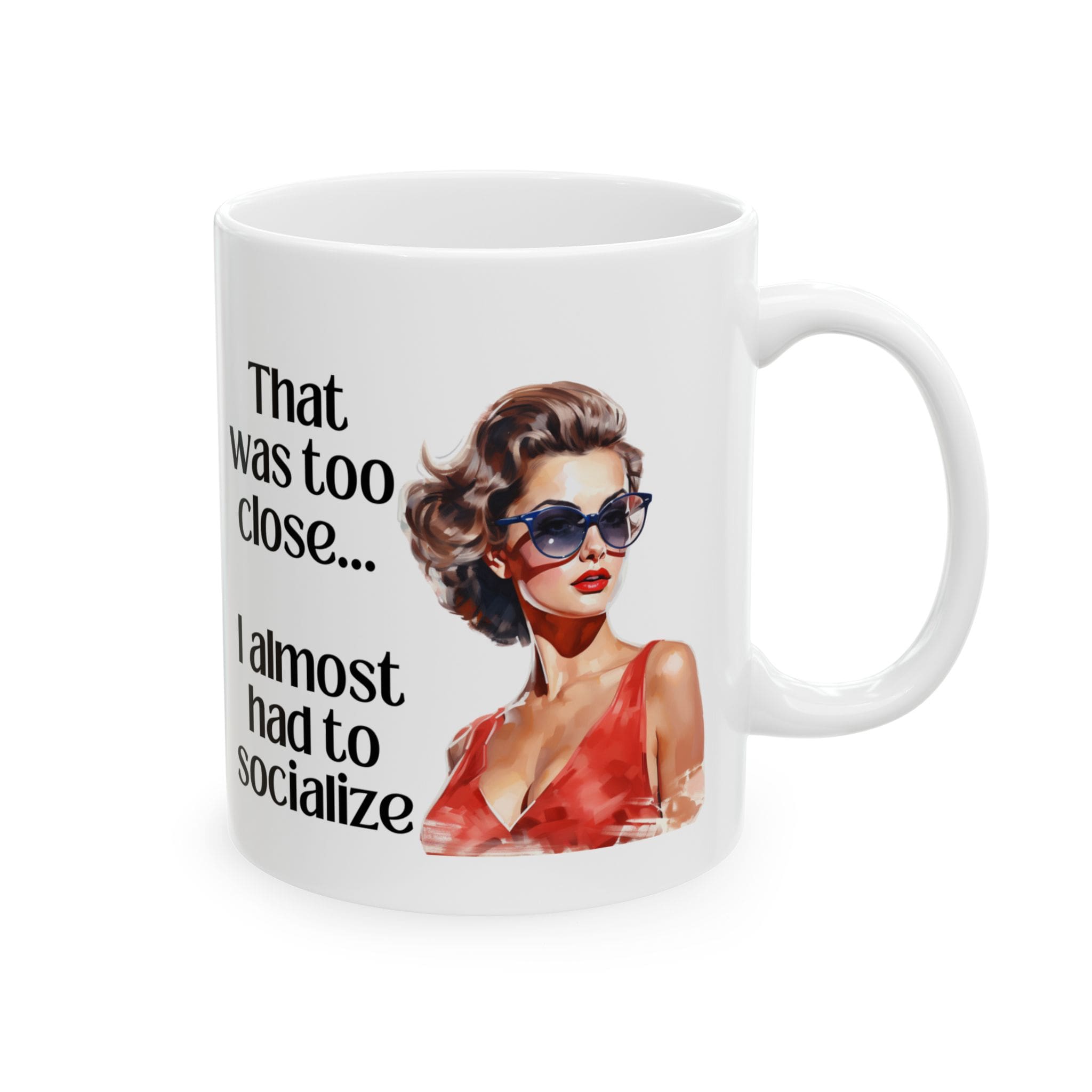 I Almost Had To Socialize Mug v3- Internal Dialogue - Image 5