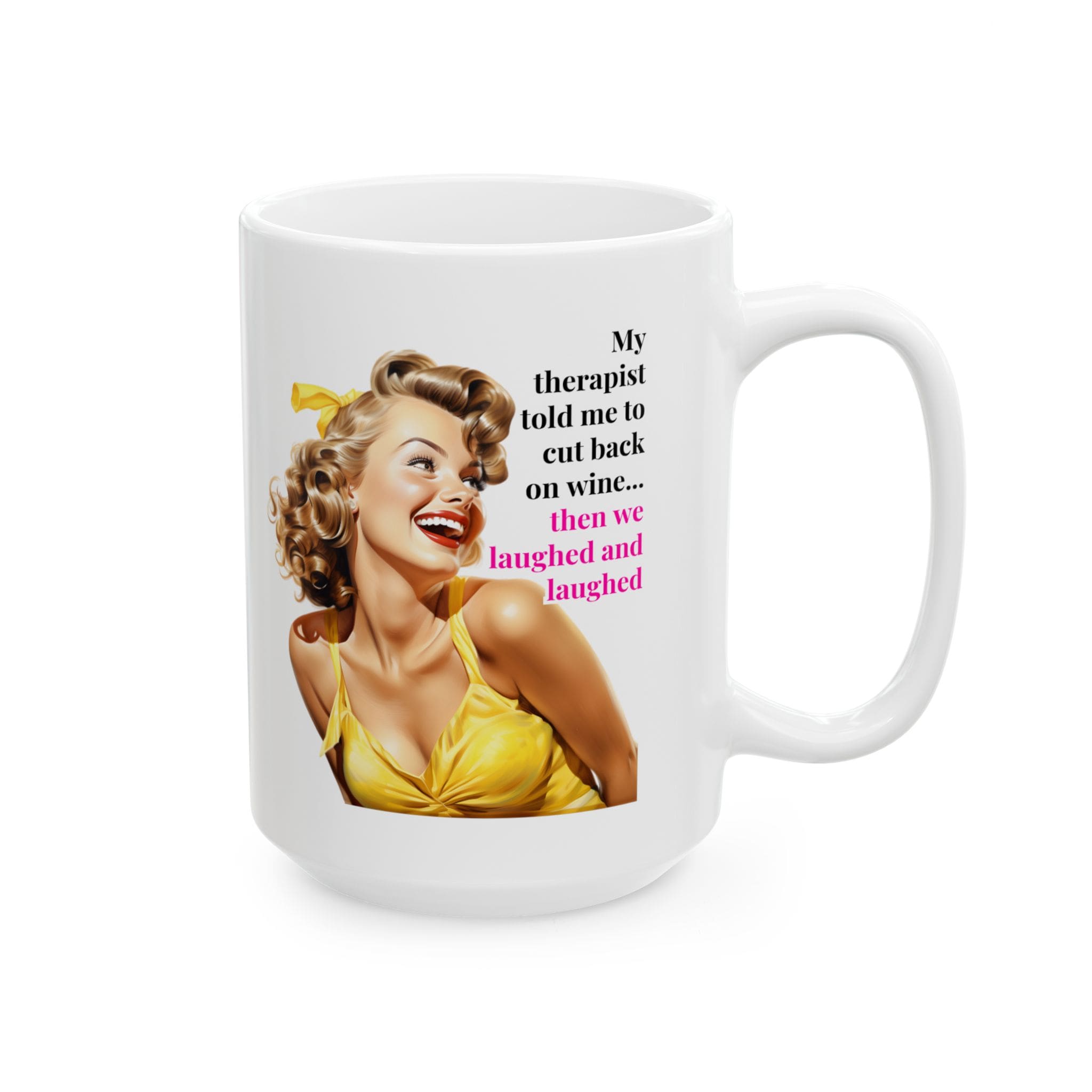 My Therapist Told Me to Cut Back on Wine Mug - Cocktail Confessions - Image 8