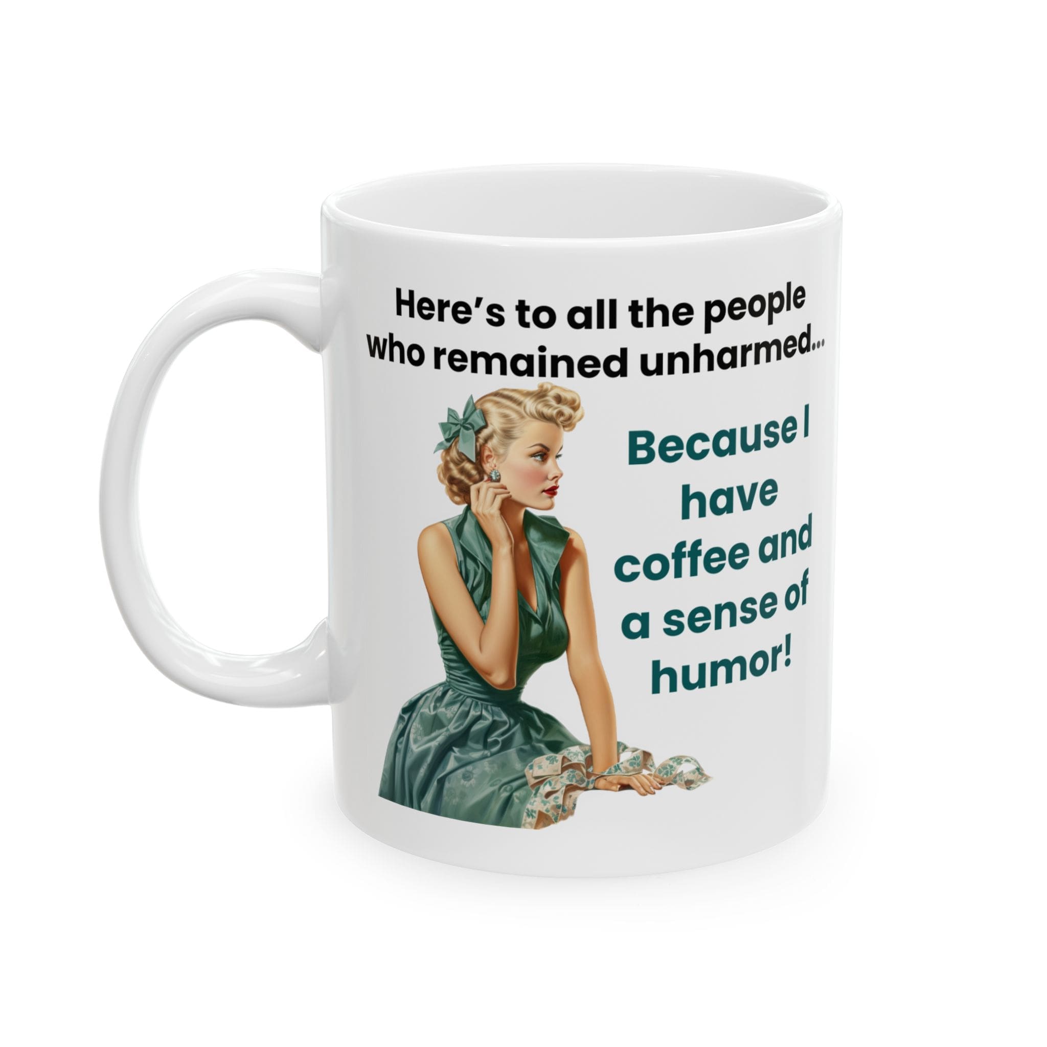 Coffee And Sense of Humor Mug v1 - Cup of Clarity - Image 4