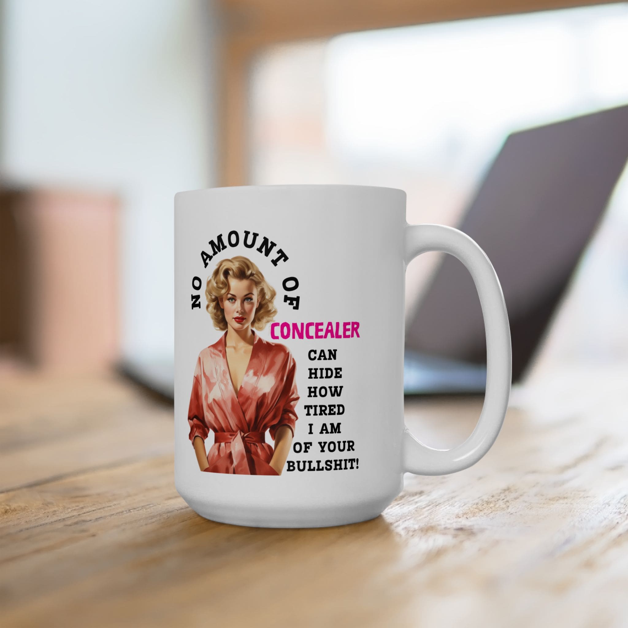 No Amount of Concealer Can Hide Mug v3 - Glamour Giggles - Image 9