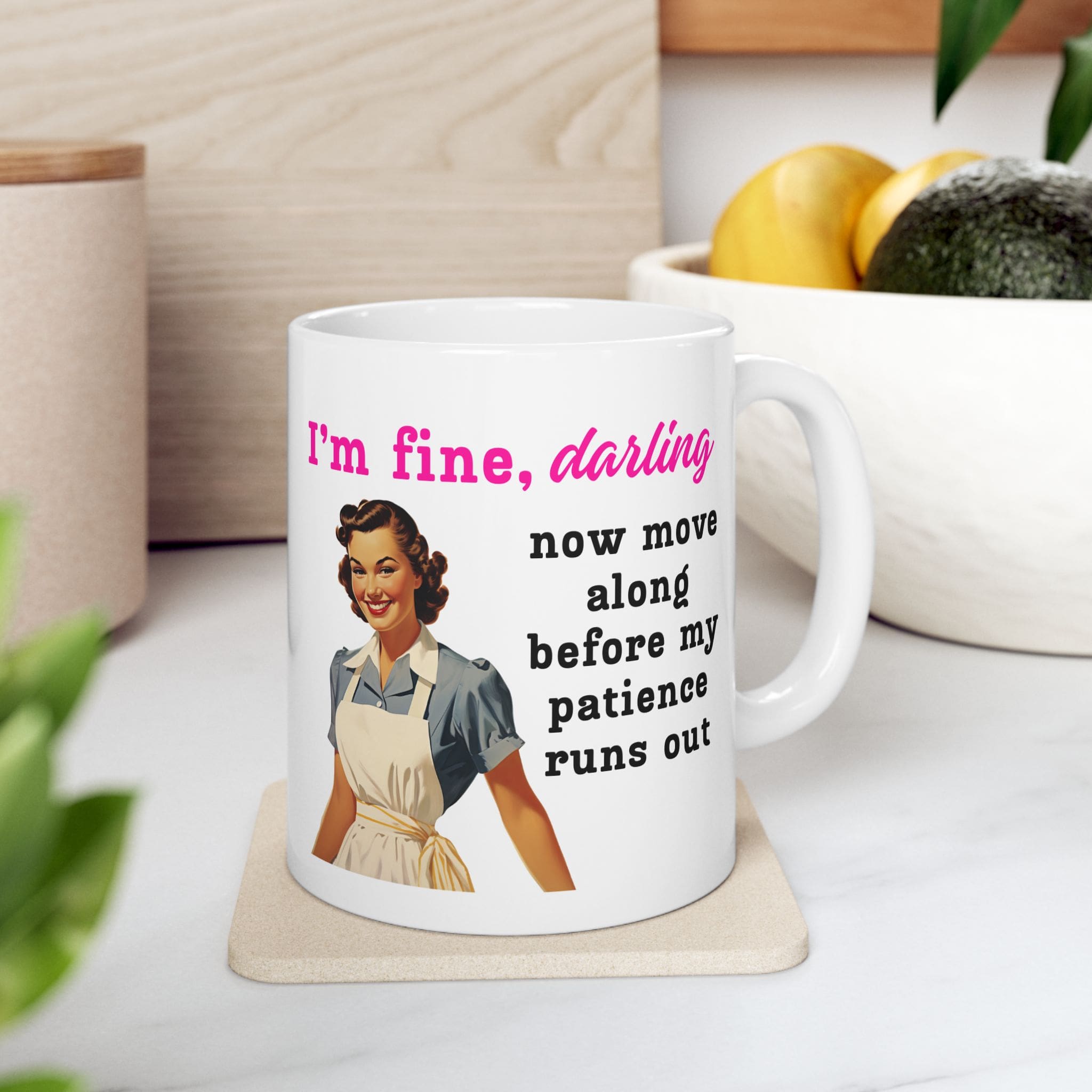 I'm Fine Darling Mug v1 - Internal Dialogue - Image 2