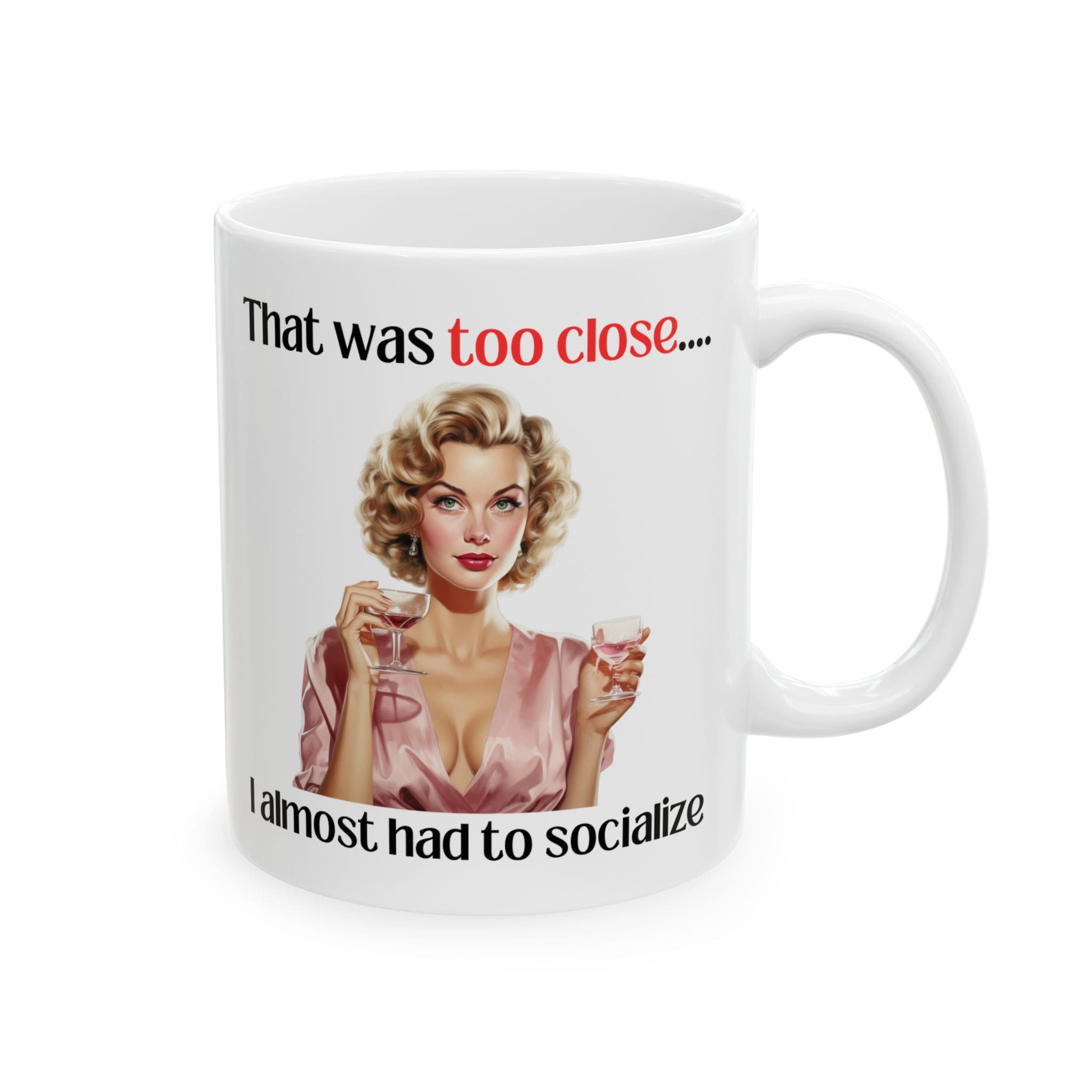 I Almost Had To Socialize Mug v1 - Internal Dialogue - Image 5