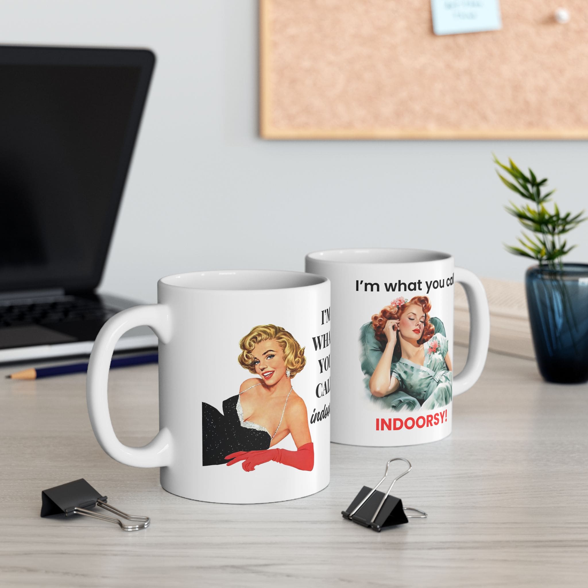 I'm What You Call Indoorsy Mug v3 - Glamour Giggles - Image 6