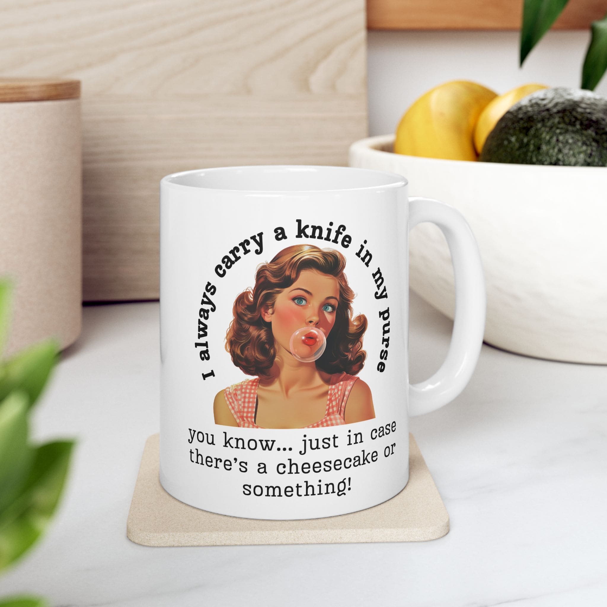 Cheesecake or Something Mug v2 - Glamour Giggles - Image 2