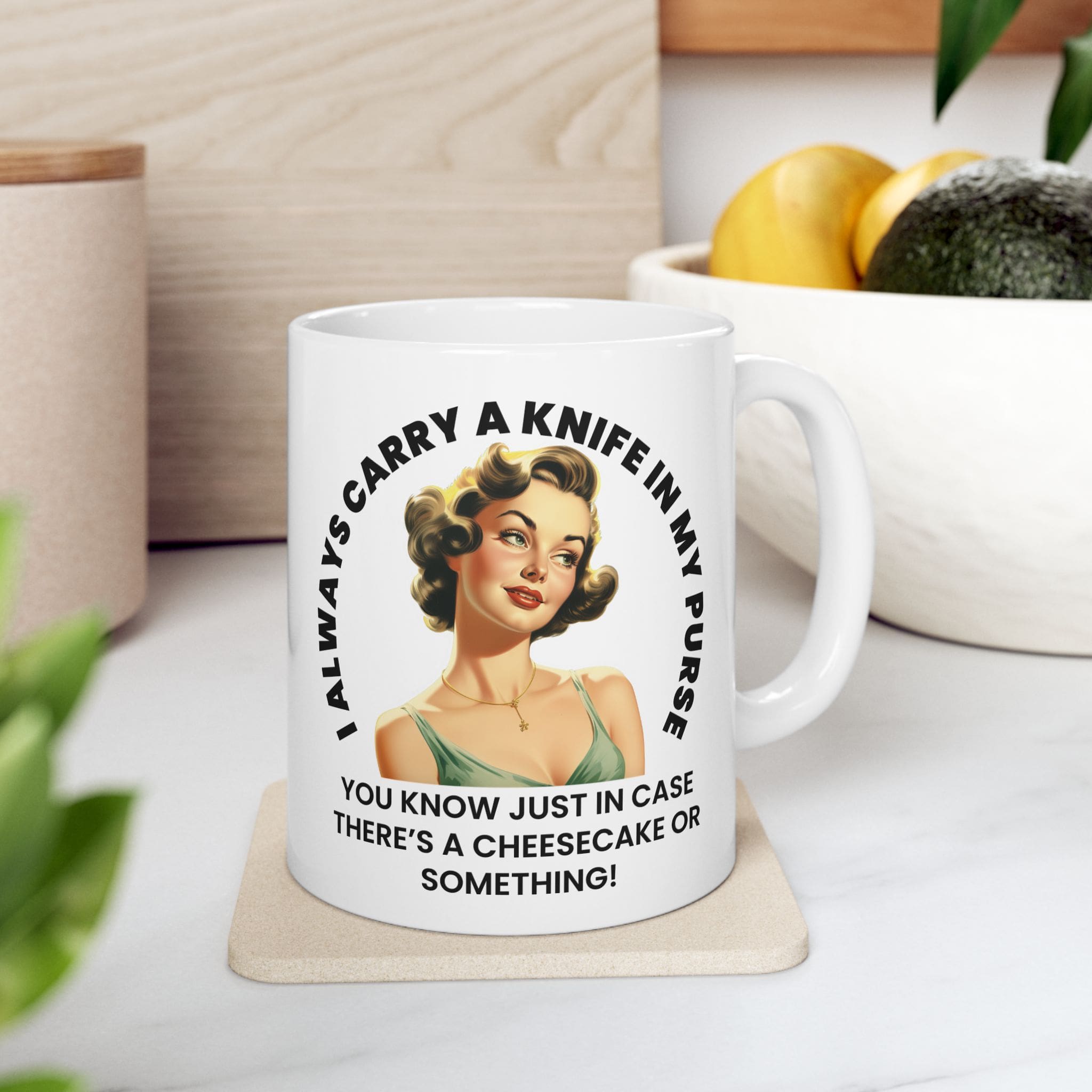 Cheesecake or Something Mug v1 - Glamour Giggles - Image 2