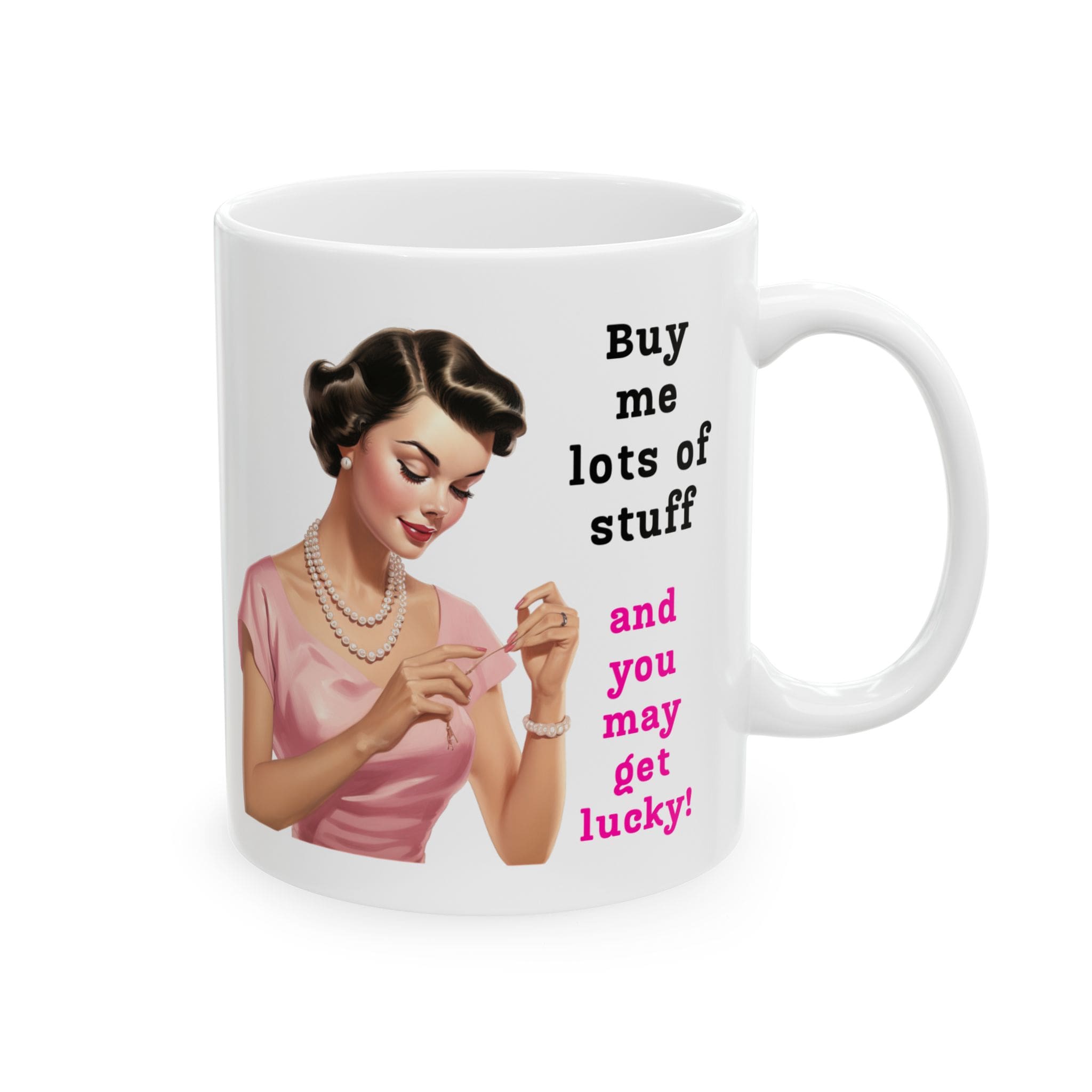 Buy Me Lots Of Stuff Mug v1 - Snark & Sanity - Image 5