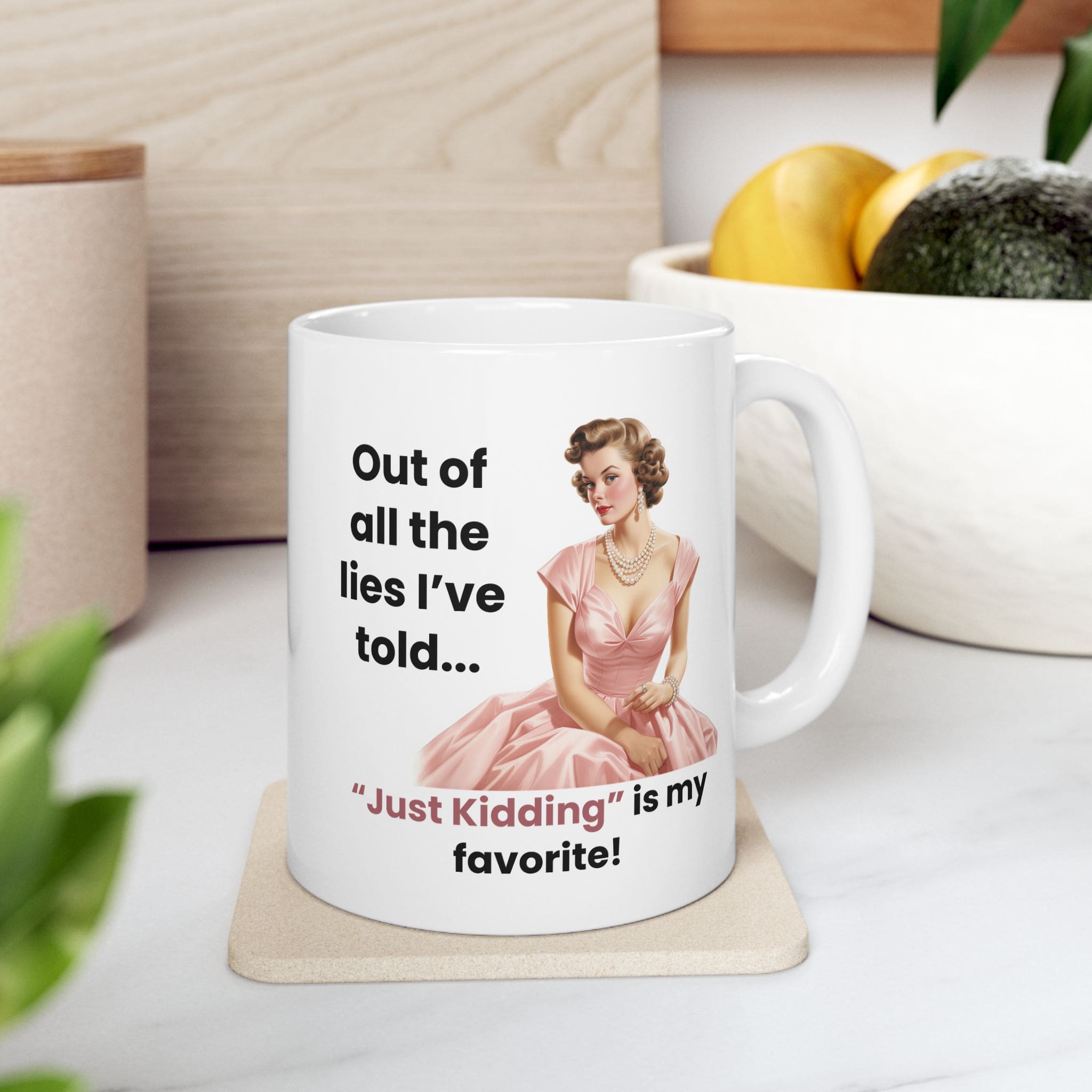 Just Kidding is My Favorite Mug v2 - Cocktail Confessions - Image 2