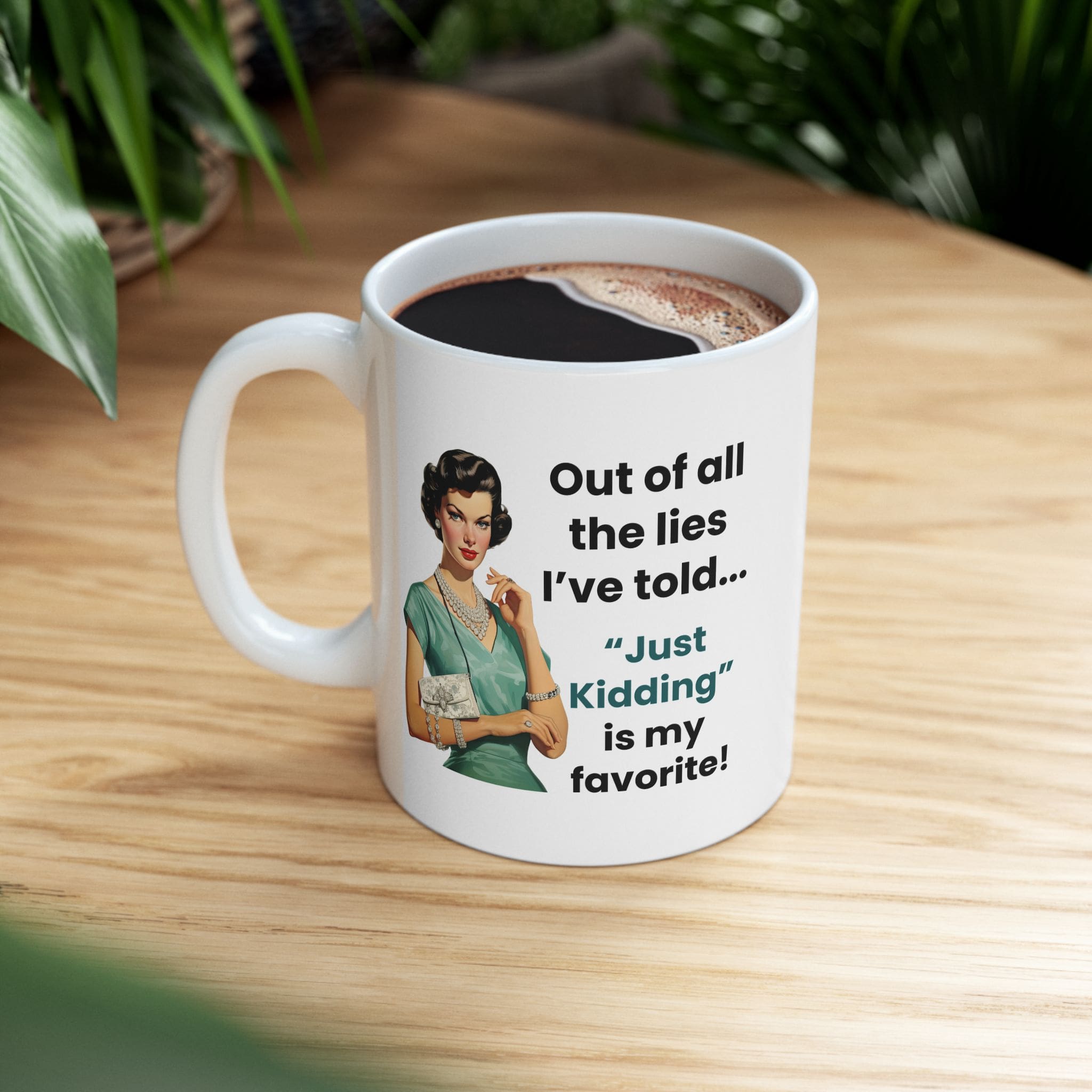 Just Kidding is My Favorite Mug v2 - Cocktail Confessions - Image 3