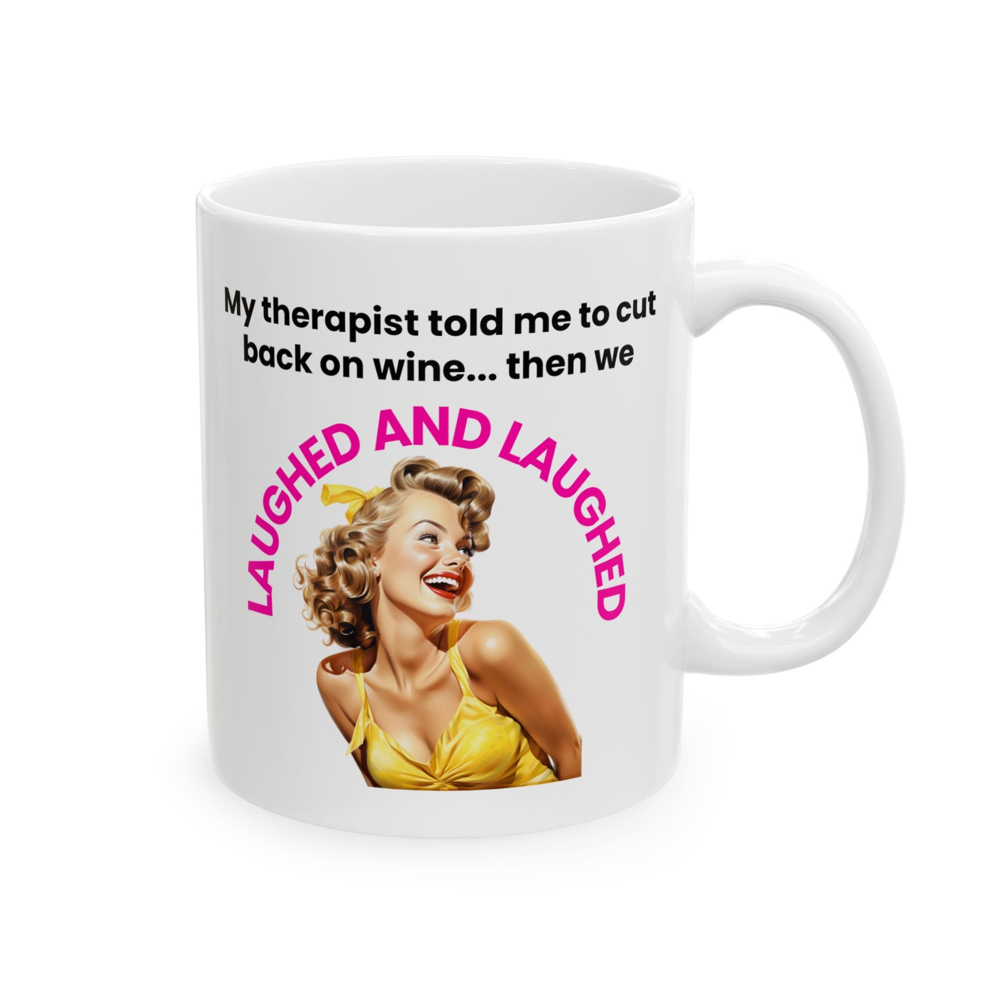 My Therapist Told Me to Cut Back on Wine Mug - Cocktail Confessions - Image 5