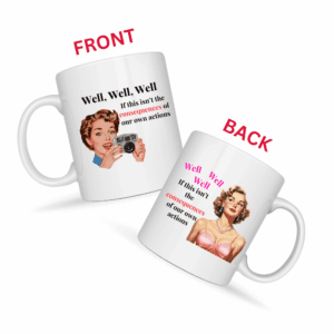 Well Well Well If This Isn’t The Consequences Mug v2 - Snark & Sanity