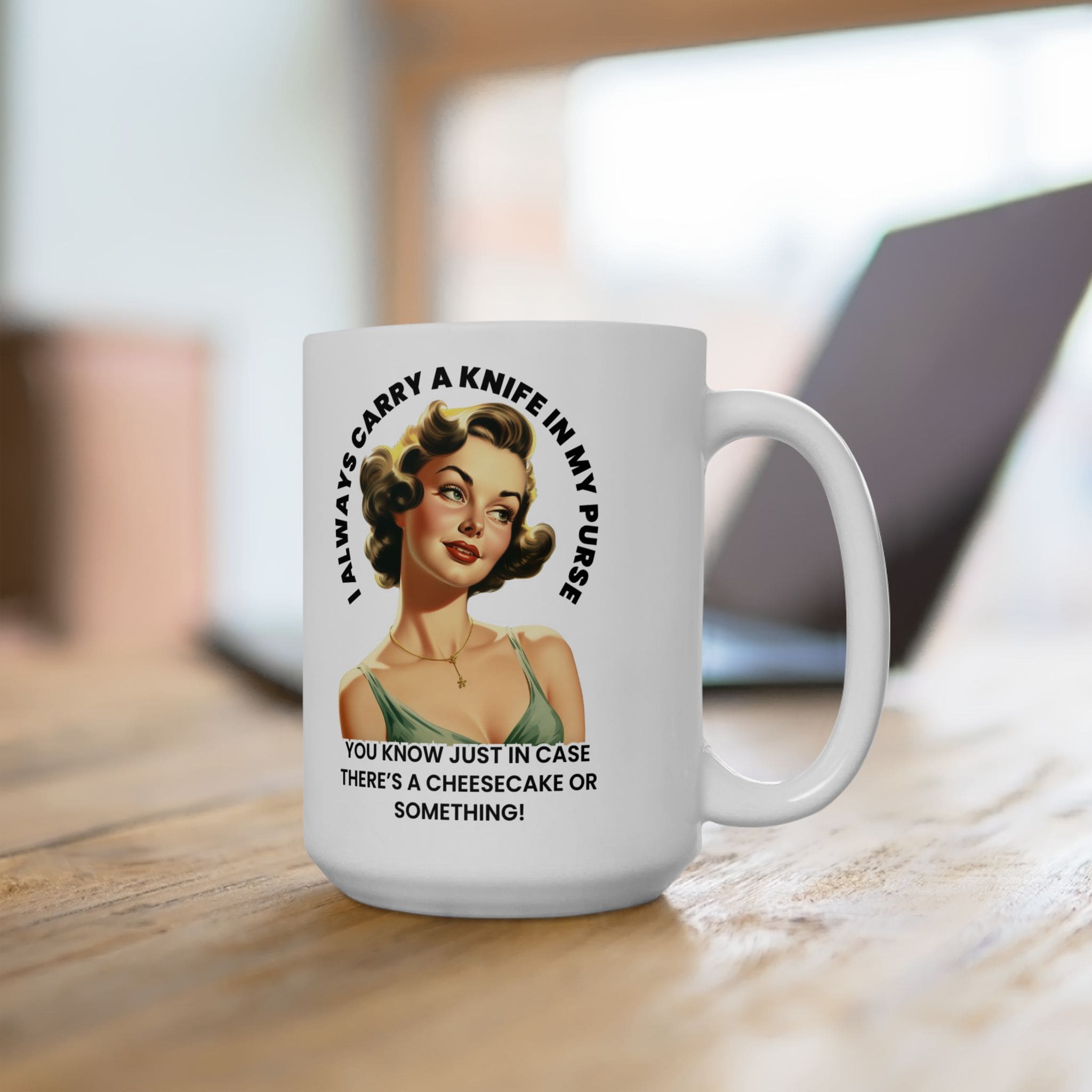 Cheesecake or Something Mug v1 - Glamour Giggles - Image 9