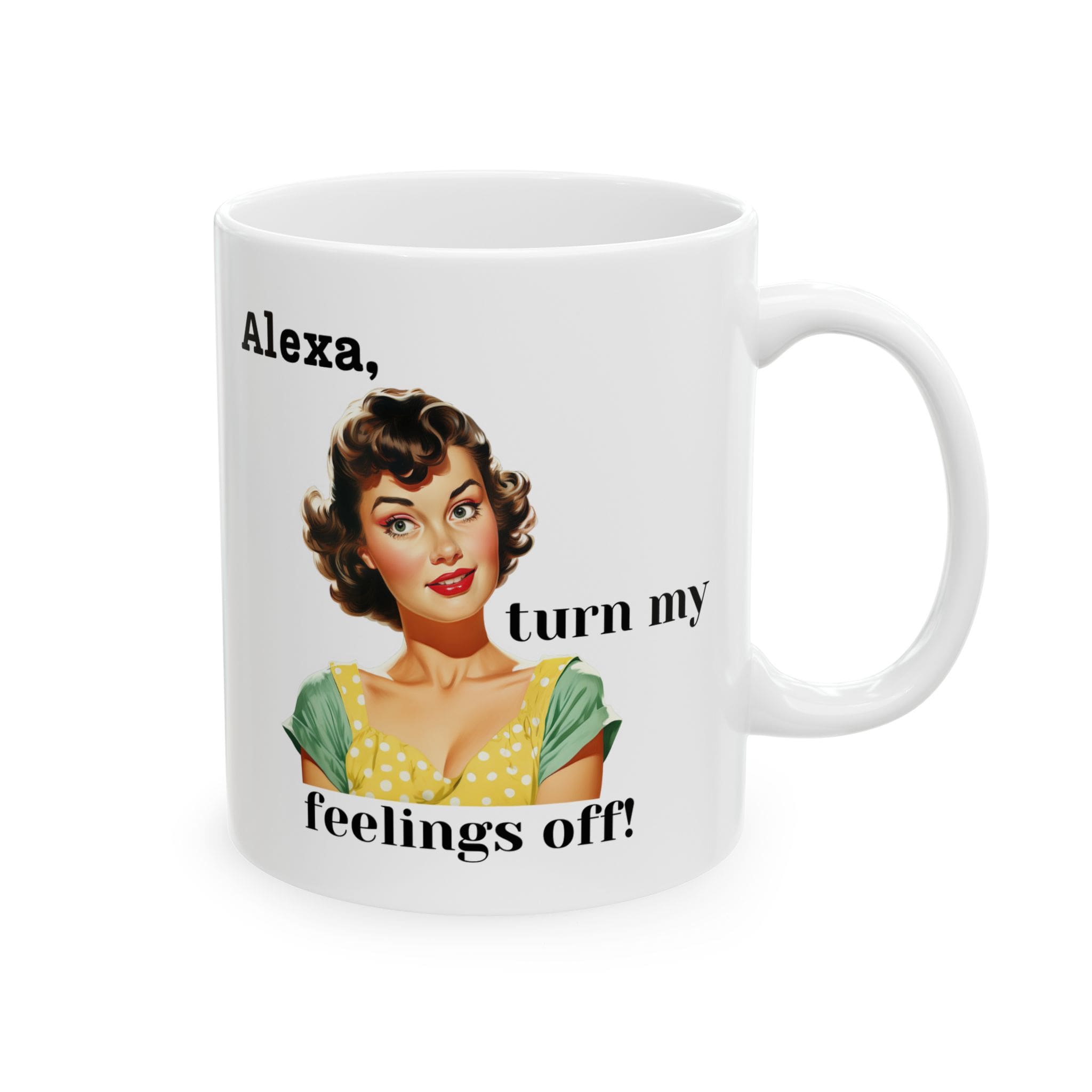 Alexa Turn My Feelings Off Mug v2 - Internal Dialogue - Image 5