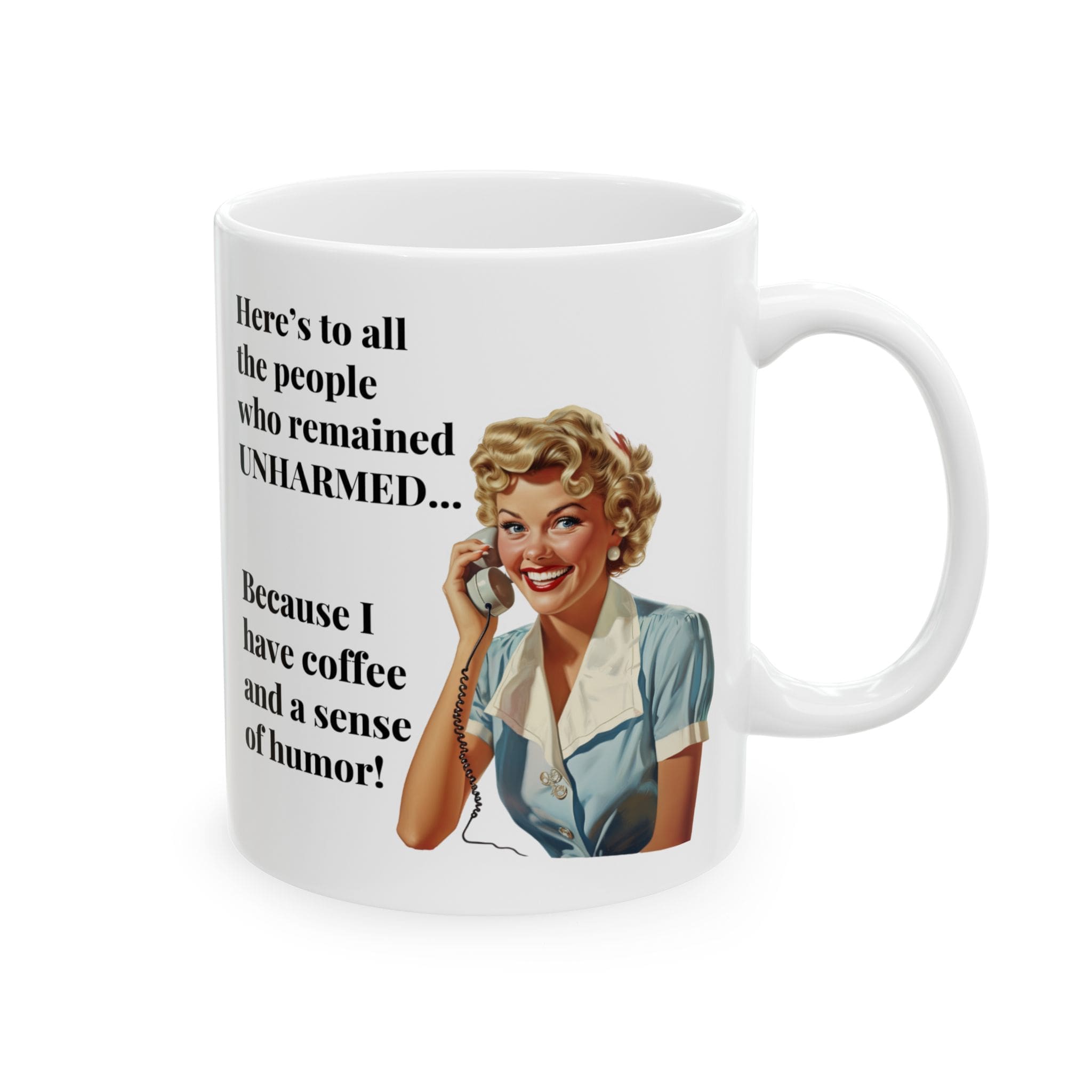 Coffee And Sense of Humor Mug v1 - Cup of Clarity - Image 5