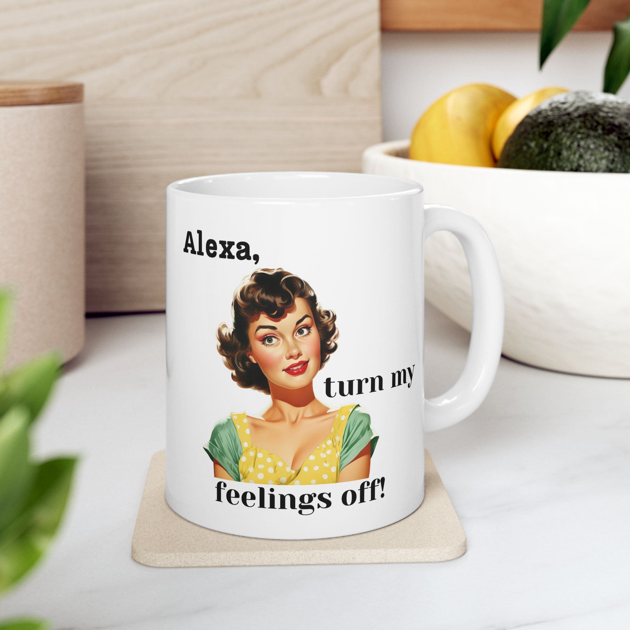 Alexa Turn My Feelings Off Mug v2 - Internal Dialogue - Image 2