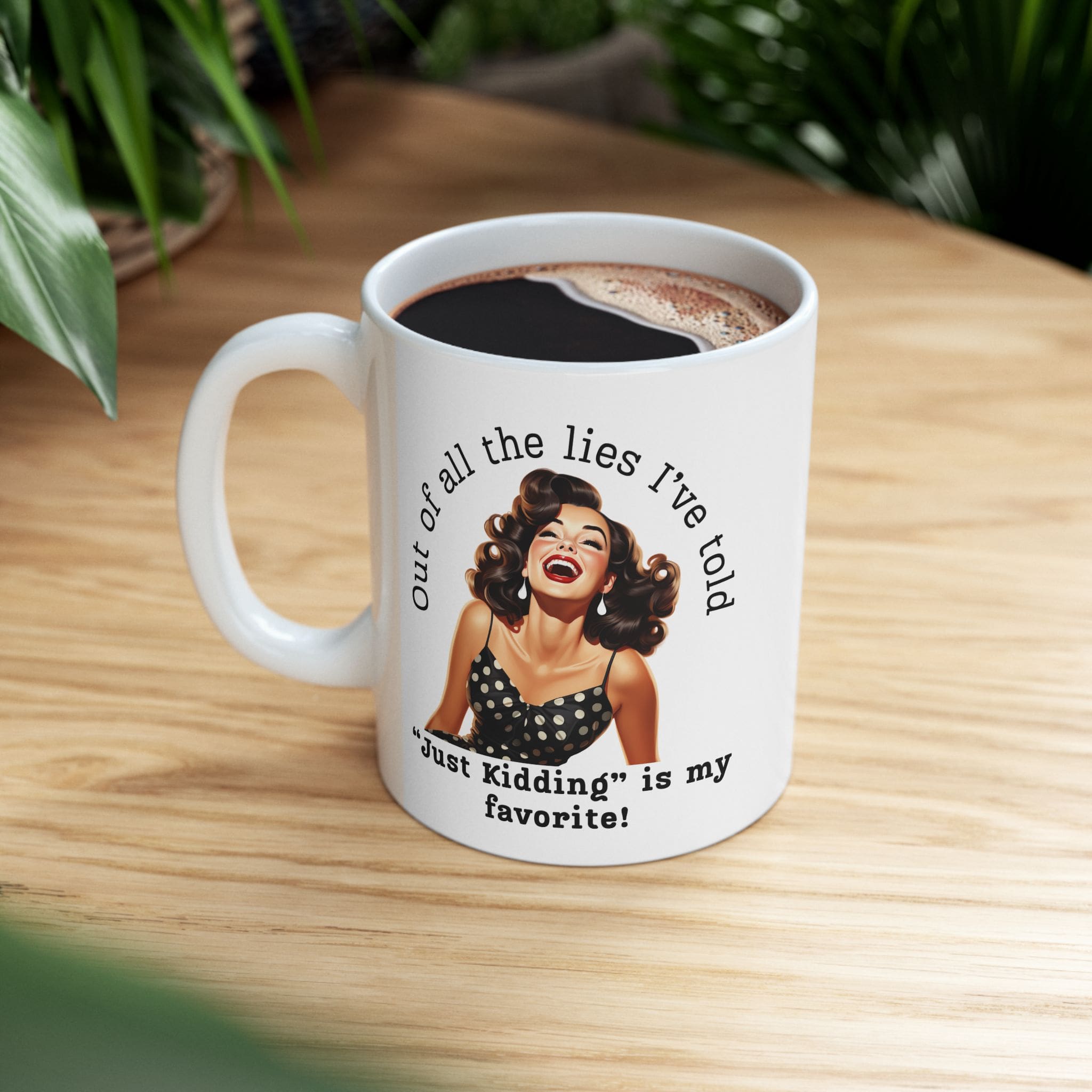 Just Kidding is My Favorite Mug v1 - Cocktail Confessions - Image 3
