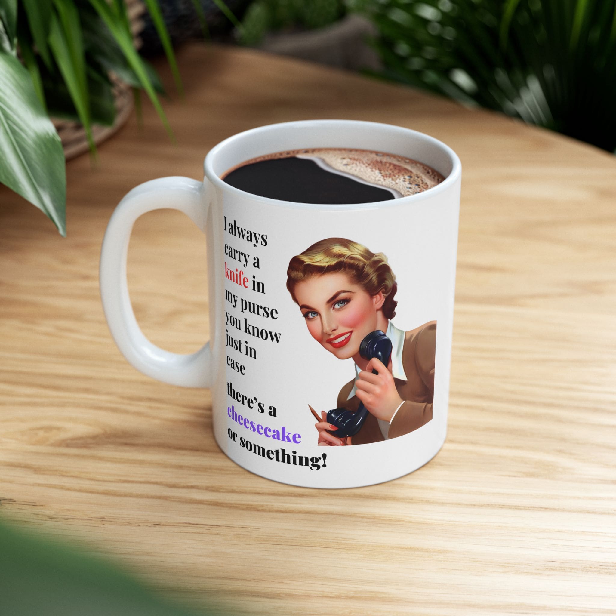 Cheesecake or Something Mug v1 - Glamour Giggles - Image 3