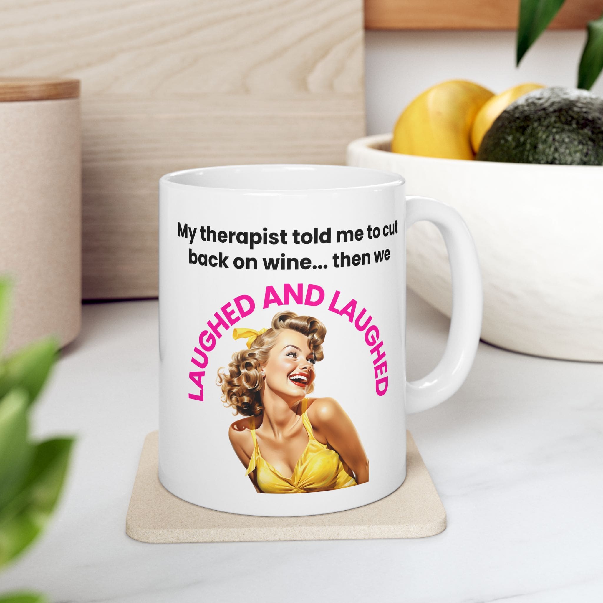 My Therapist Told Me to Cut Back on Wine Mug - Cocktail Confessions - Image 2