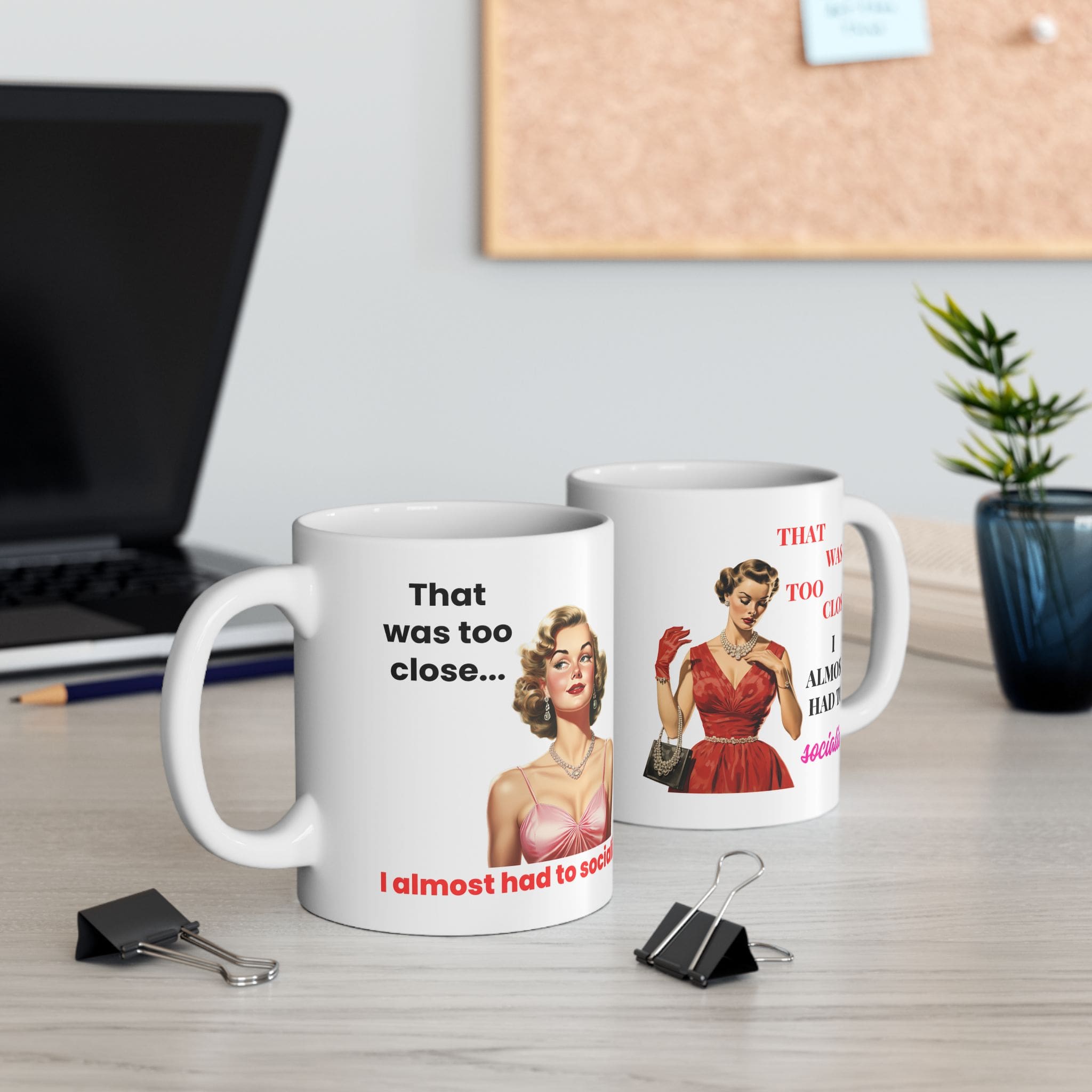I Almost Had To Socialize Mug v4 - Internal Dialogue - Image 6