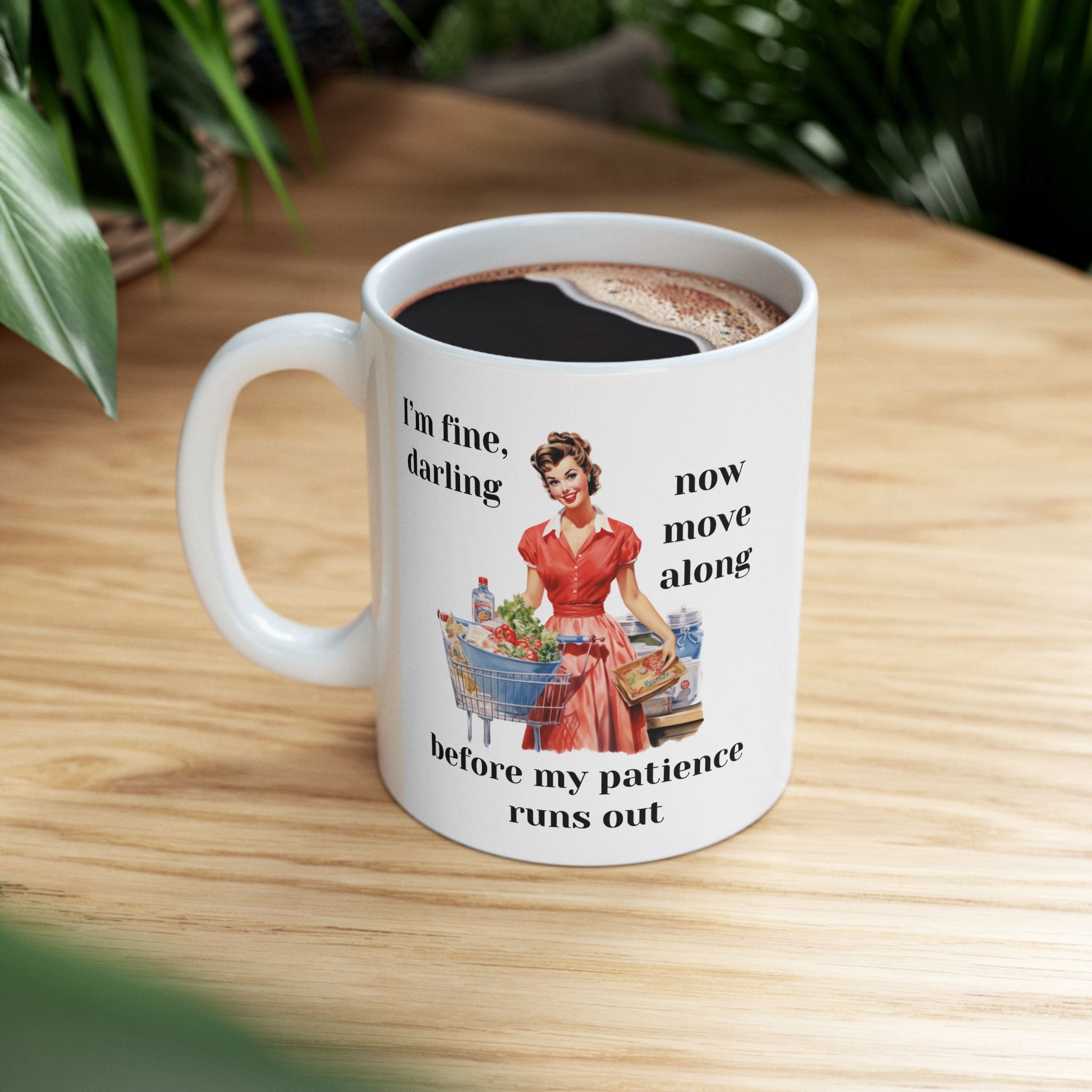 I'm Fine Darling Mug v1 - Internal Dialogue - Image 3
