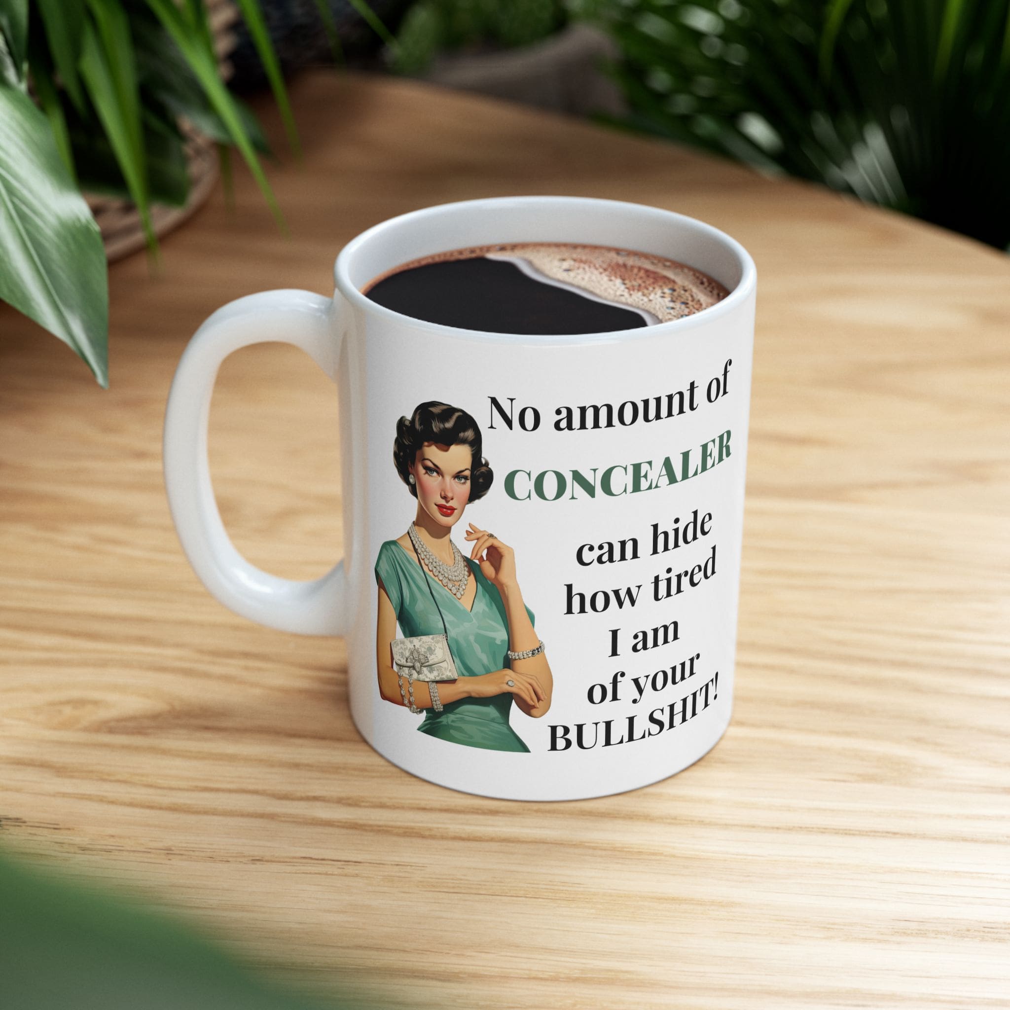 No Amount of Concealer Can Hide Mug v3 - Glamour Giggles - Image 3