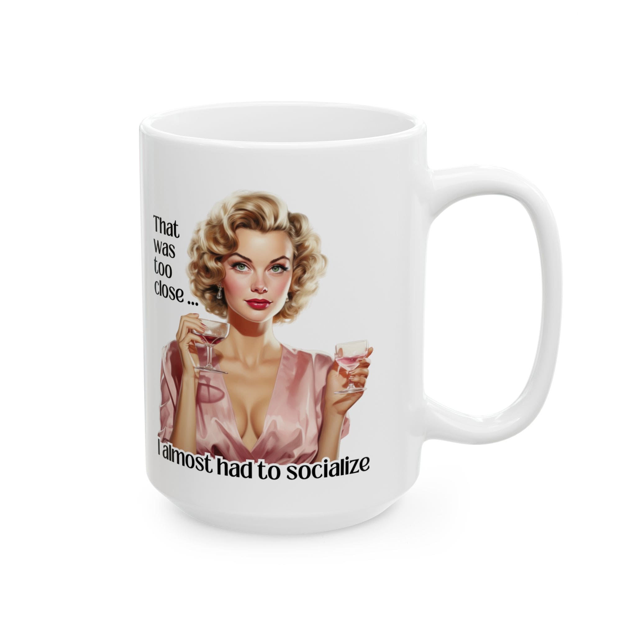 I Almost Had To Socialize Mug v1 - Internal Dialogue - Image 8