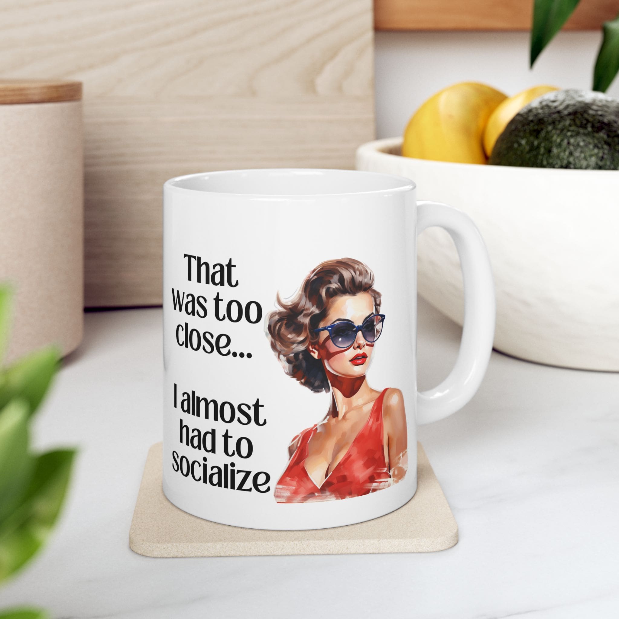 I Almost Had To Socialize Mug v3- Internal Dialogue - Image 2
