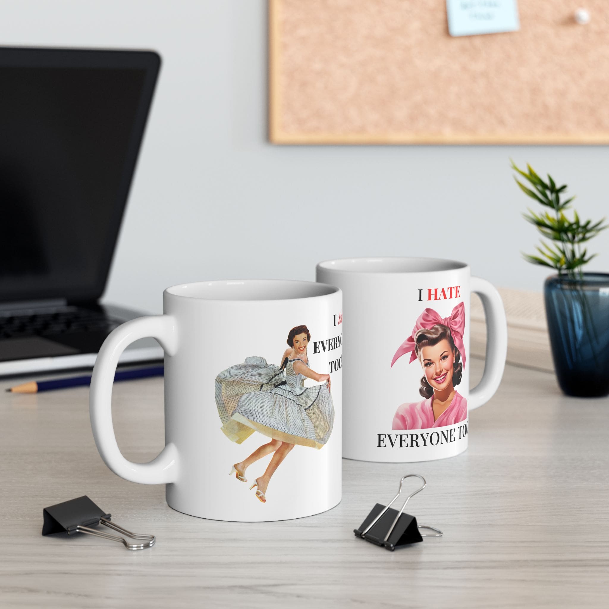 I Hate Everyone Too Mug v1 - Snark & Sanity - Image 6