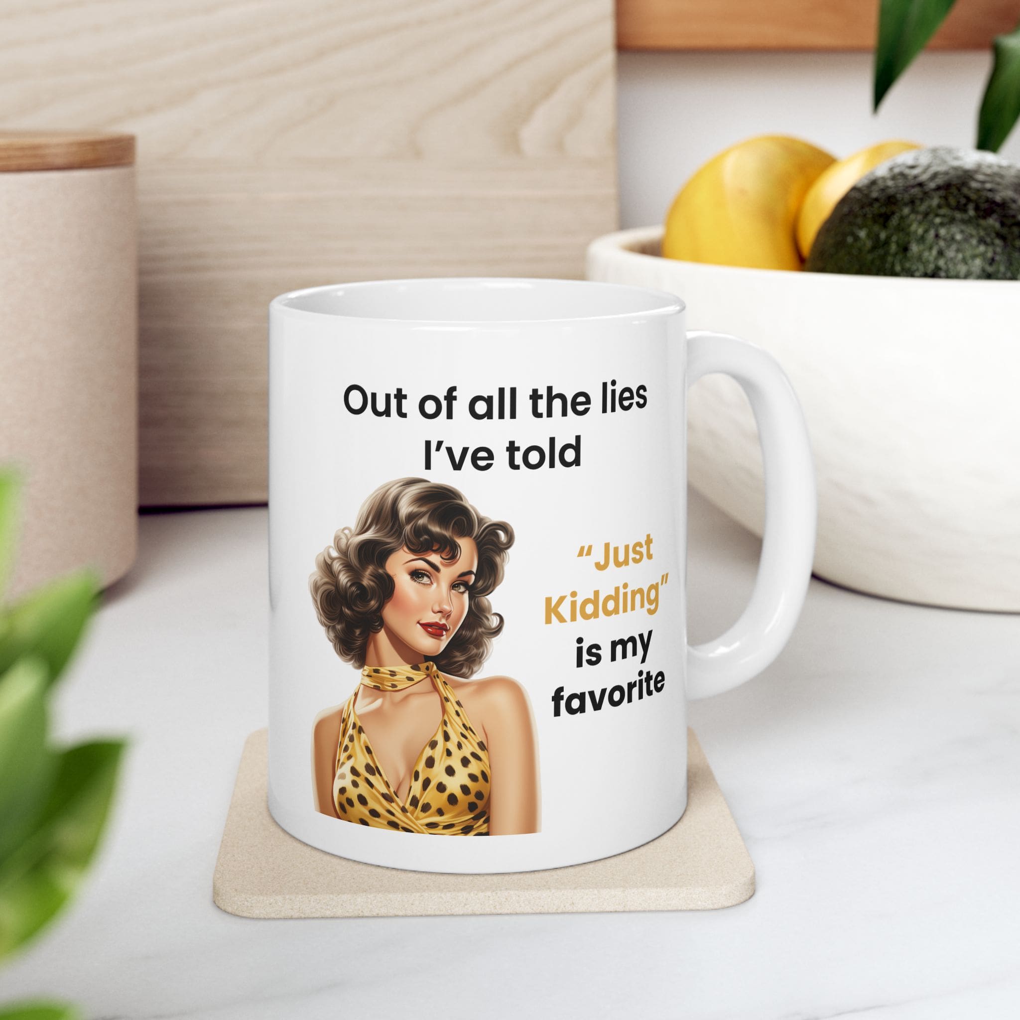 Just Kidding is My Favorite Mug v1 - Cocktail Confessions - Image 2