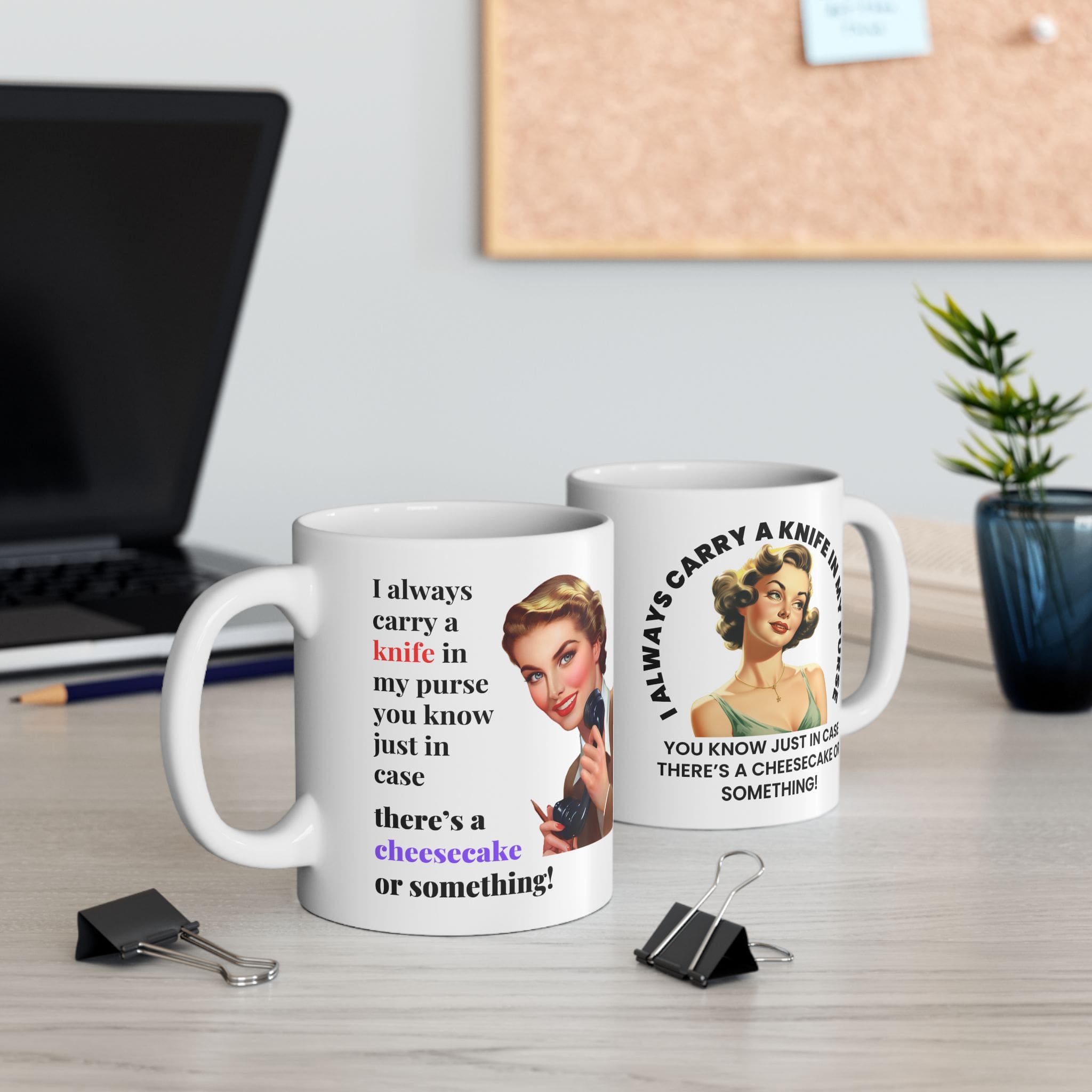 Cheesecake or Something Mug v1 - Glamour Giggles - Image 6