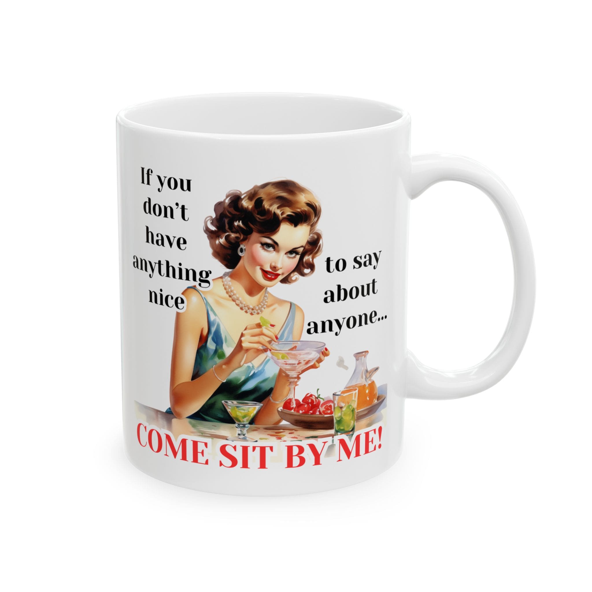 Come Sit By Me Mug v2 - Snark & Sanity - Image 5