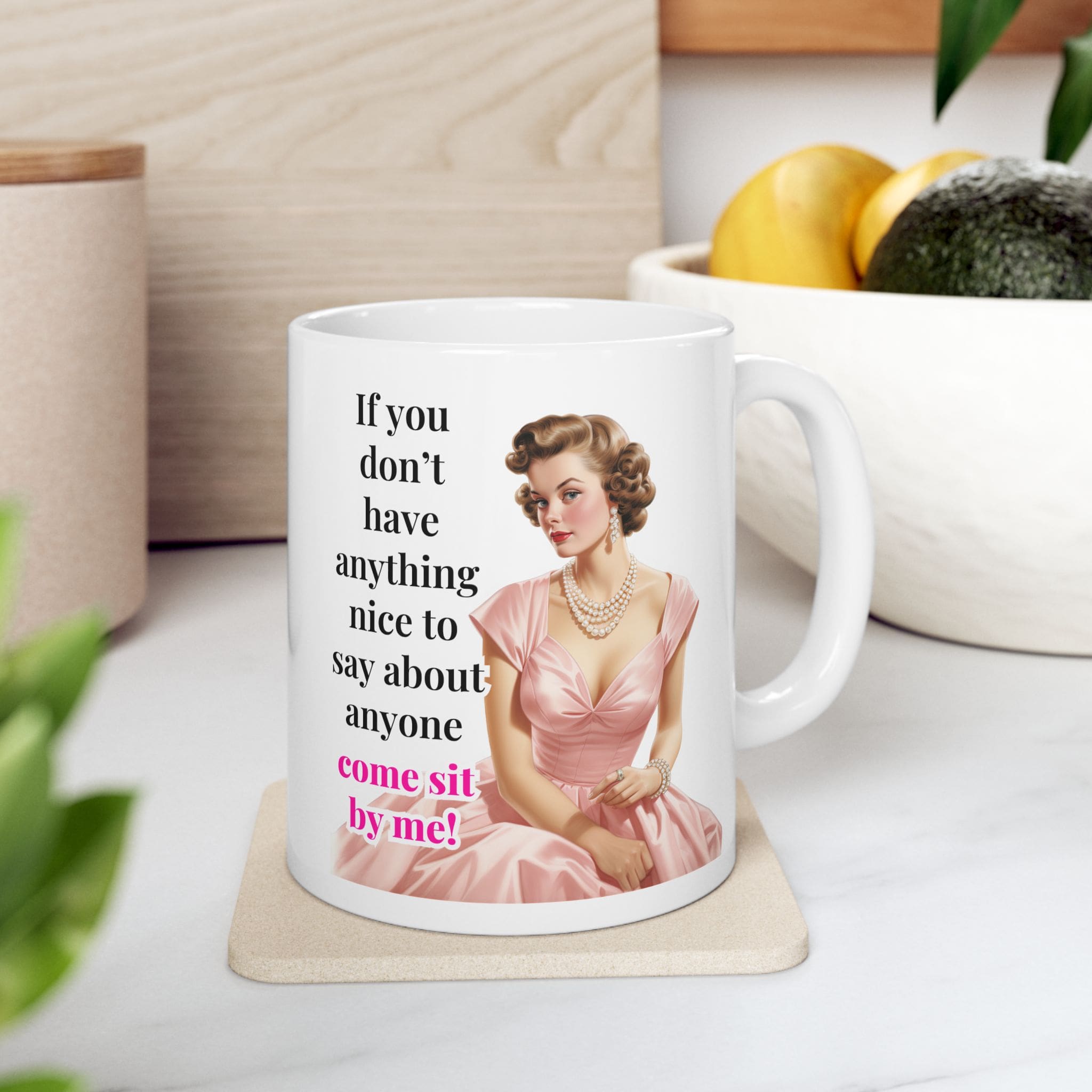 Come Sit By Me Mug v1 - Snark & Sanity - Image 2