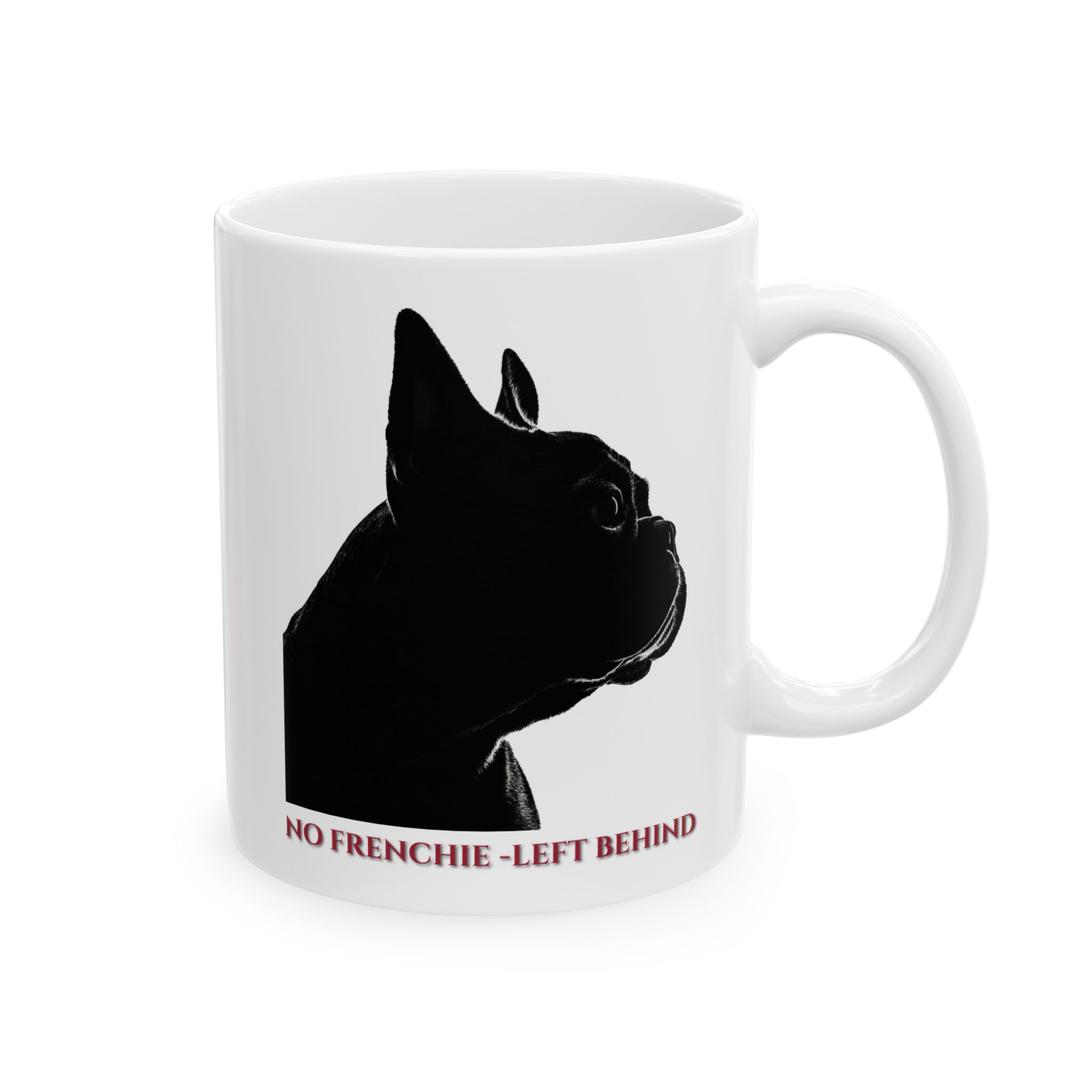 Royal Court Frenchie Mug â âNo Frenchie Left Behindâ - Image 3