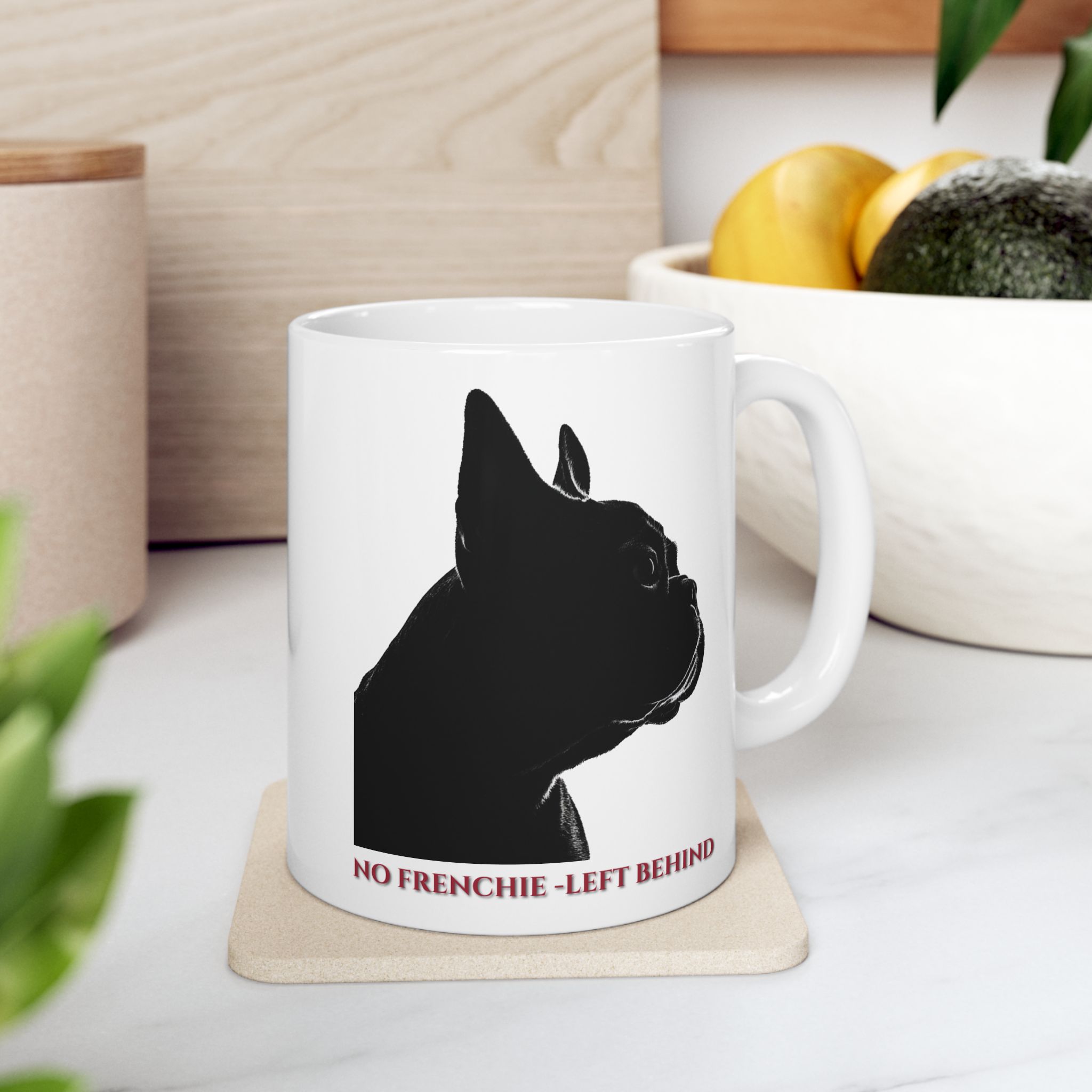 Royal Court Frenchie Mug â âNo Frenchie Left Behindâ - Image 4